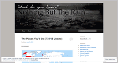 Desktop Screenshot of nothingbuttherain.com